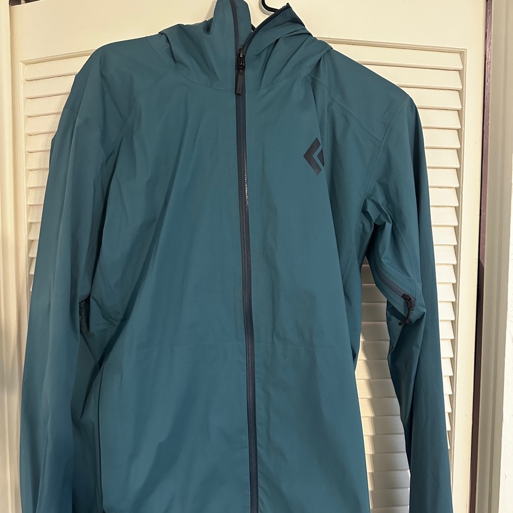 Black Diamond Men's Blue Rain Coat